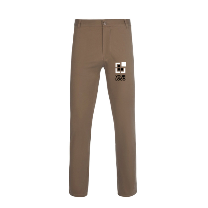 Unisex chino-style elastic trousers, cotton, elastane, 260 g/m2, 