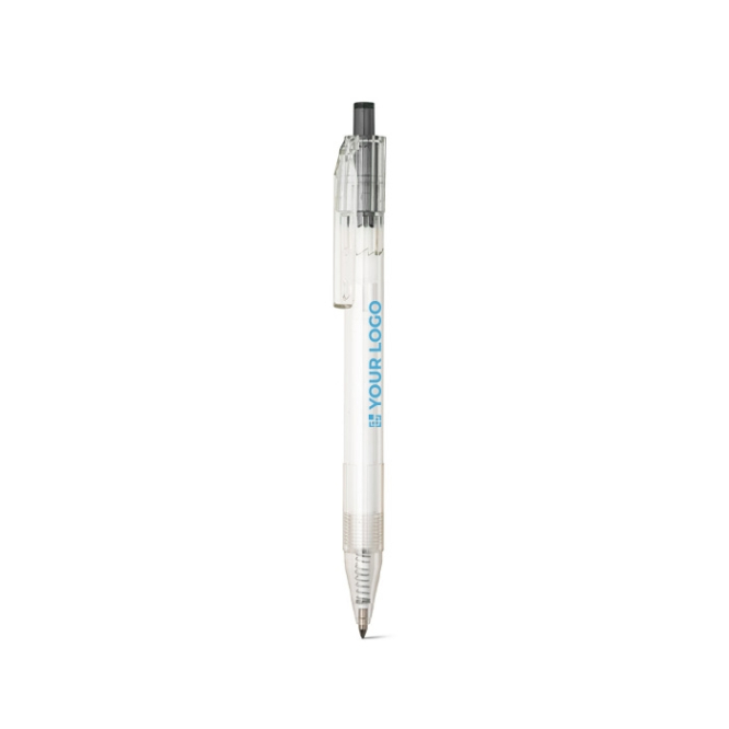 Eco pen made from recycled plastic with black ink, RPET