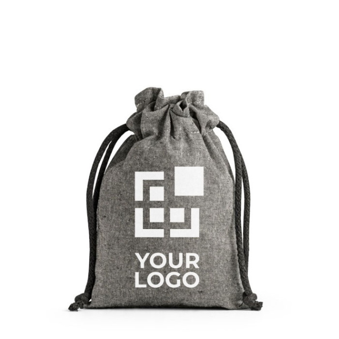 Eco-friendly gift bag made from recycled cotton, 140g/m2