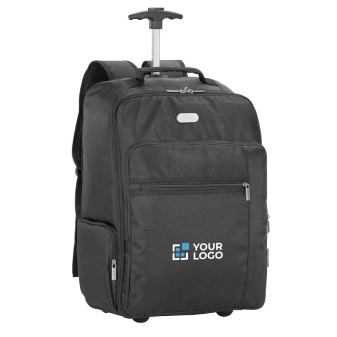 Padded backpack for laptops with trolley, 17'', Traction