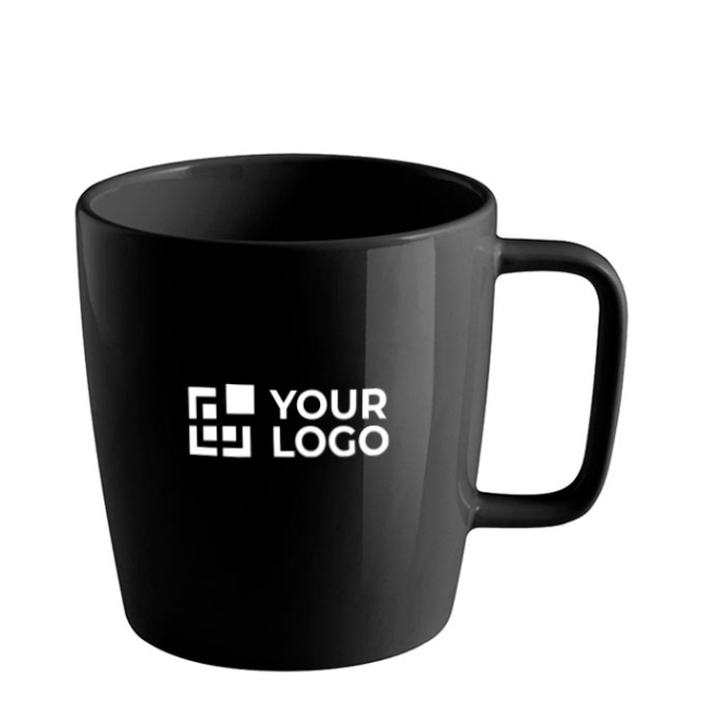 Ceramic mug with glossy finish, 450ml