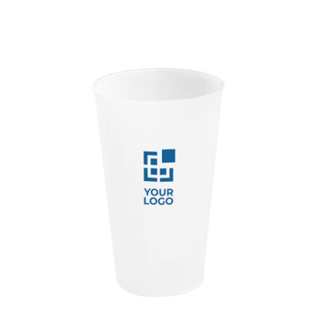 Printable BPA-free plastic cups, 500 ml