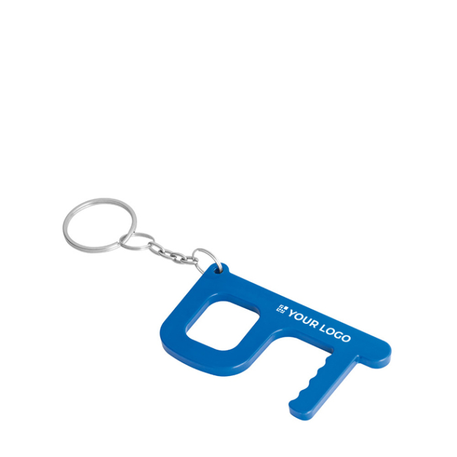 Antibacterial key fob for contactless door opening