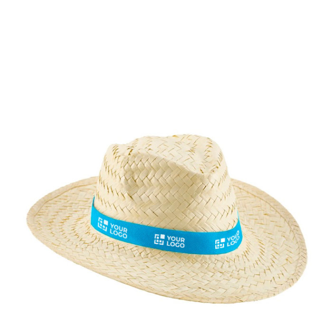 Beachtime straw hat with ribbon