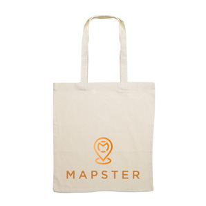 Printed tote bag as a cheap corporate branded merchandise 