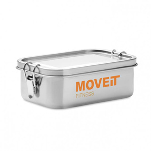 Steel lunch box as a branded gift, 750ml