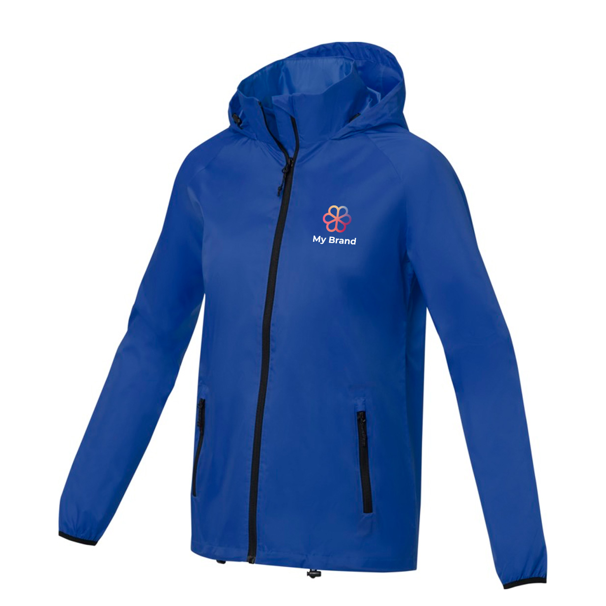 Waterproof women’s jacket, nylon, polyester, 60 g/m², Elevate Essentials