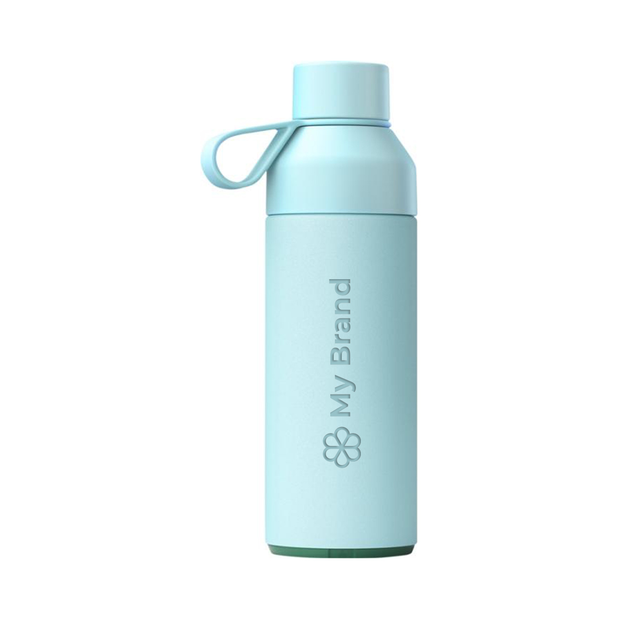 Stainless steel and recycled plastic thermos, 500 ml