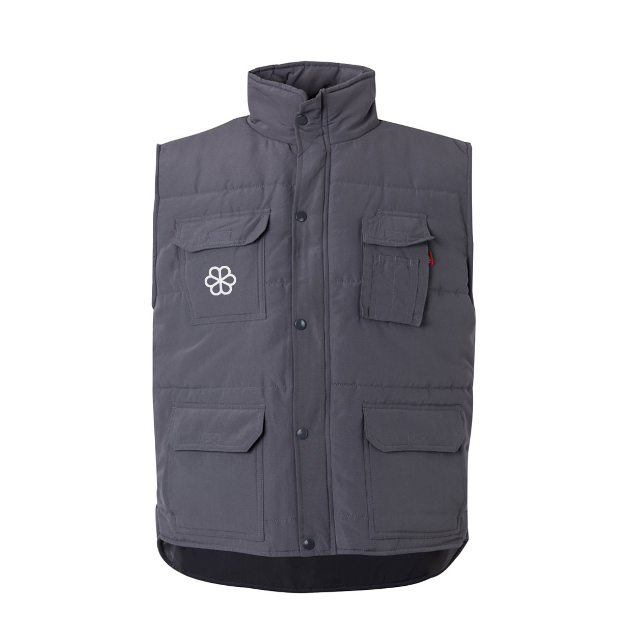 Multi-pocket padded vest, polyester, 220 g/m2,