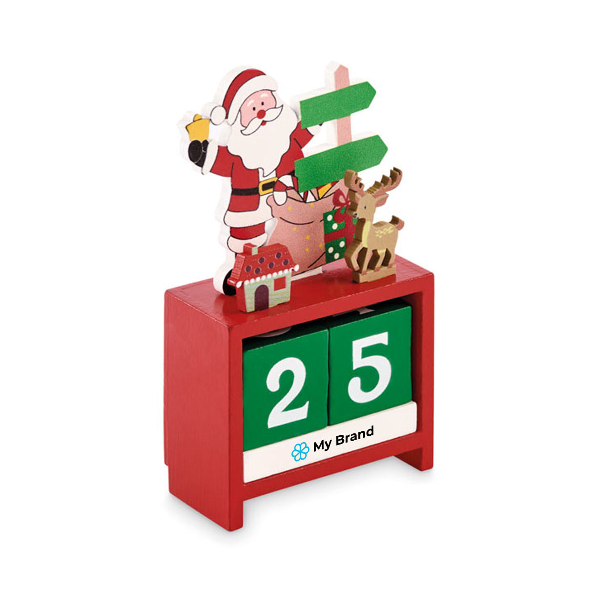 Christmas desk calendar, countdown